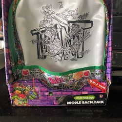 TMNT Doodle Backpack
