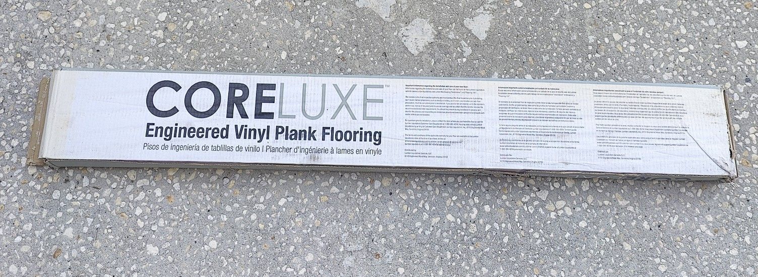 New CoreLuxe Vinyl Plank Flooring 4mm