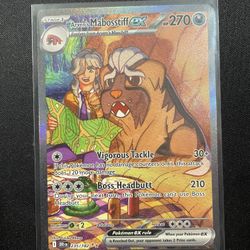 Pokemon Arven's Mabosstiff EX #235 SIR NM (Destined Rivals)