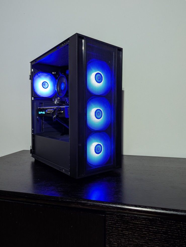 CUSTOM GAMING PC/RYZEN 5 CPU/RX 580 8GB/FAST 512GB M.2 DRIVE/WiFi+BT