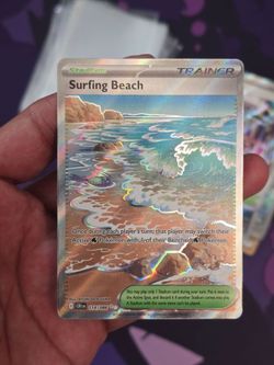 Surfing beach full art
