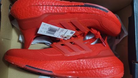 Adidas Ultraboost 21 All Red 9.5