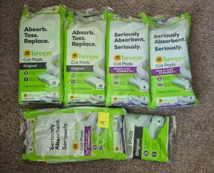 Tidy Cats Breeze pads, pellets, XL pan