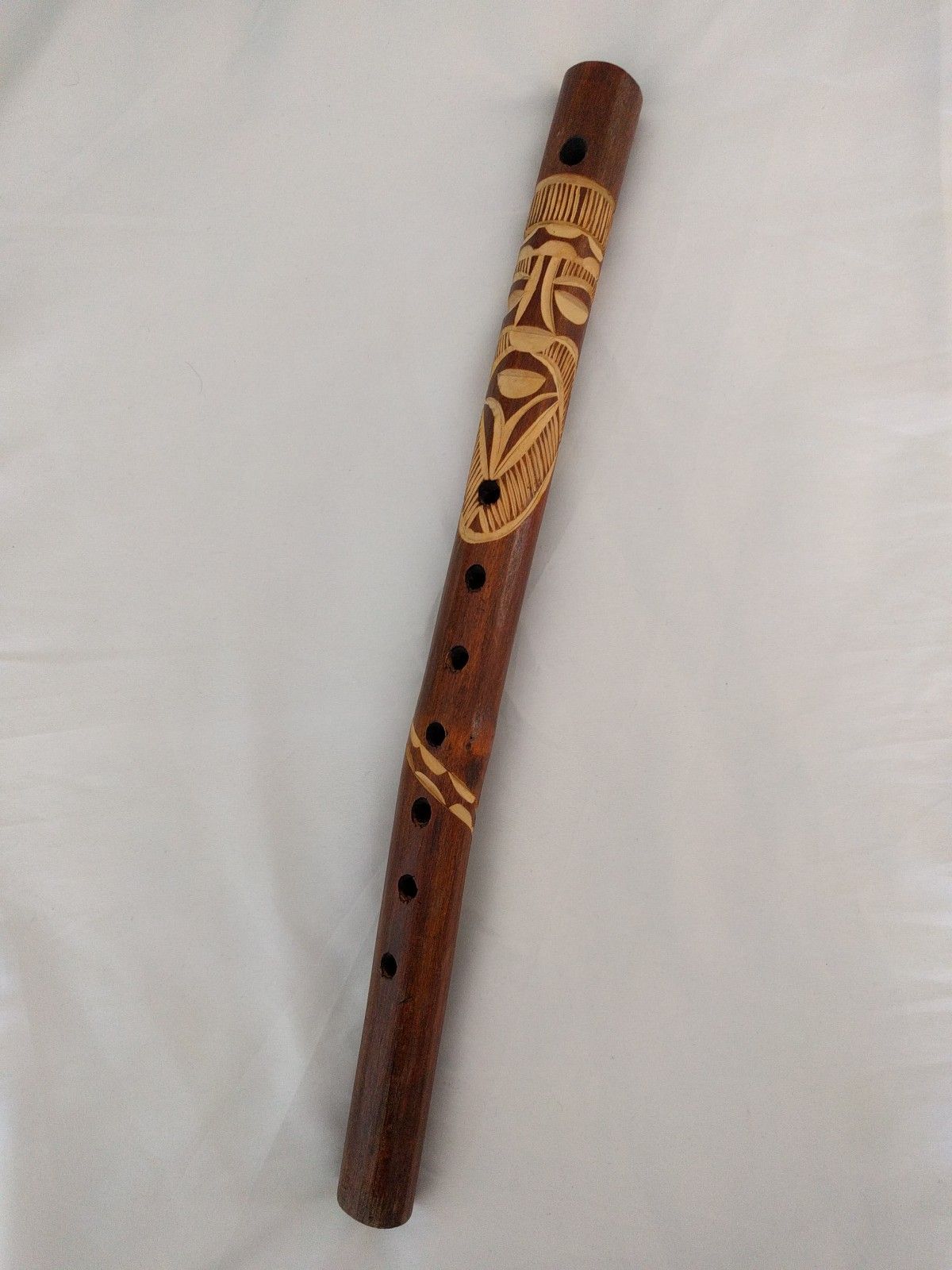 Flute - Hand carved in Guatemala. All wood