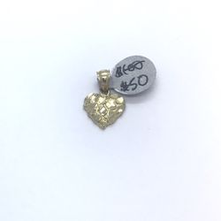 New Gold Heart Pendant 