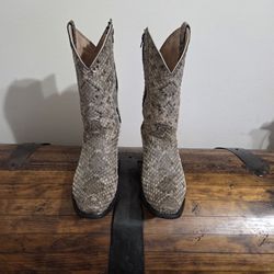 FULL VAMP TOP AND BOTTOM RATTLESNAKE SKIN BOOTS FOR MEN