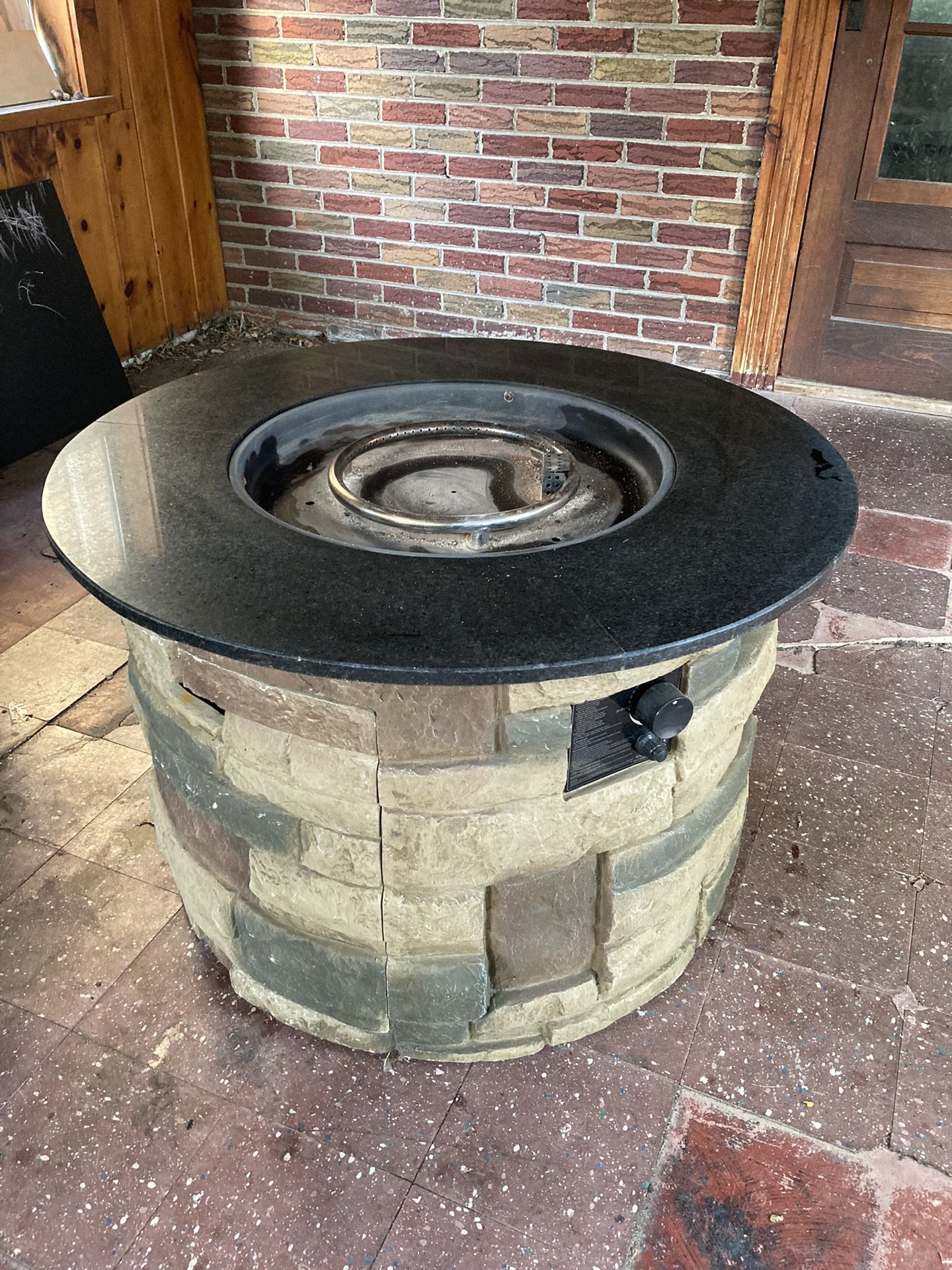 Propane Fire Pit With Cover