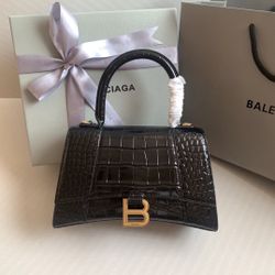 👑Balenciaga Crocodile Hourglass👑