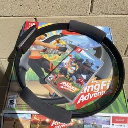 Nintendo Switch Ring Fit Game And Ring