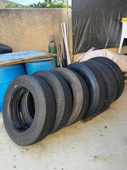 6 22.5" Tires - 255|70/22.5 - 235/80/22.5 -