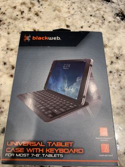 Universal Tablet case with keyboard