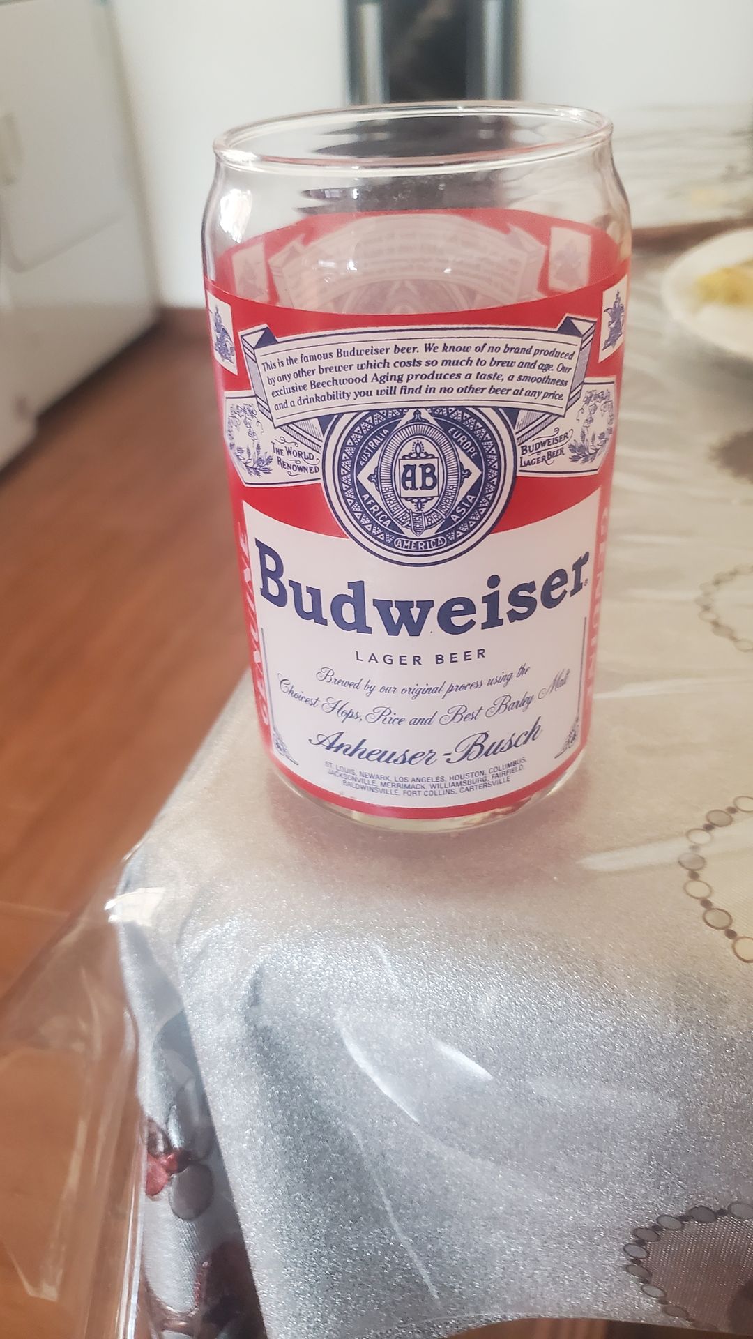 2 Budweiser glasses