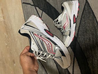 Saucony Running Sneakers White Red Black