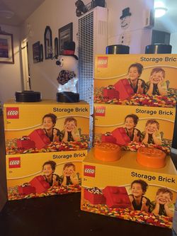 New Lego Storage Brick -All 5 For $80