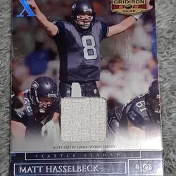 Matt Hasselbeck 90/160 Patch Jersey Seattle Seahawks X Insert