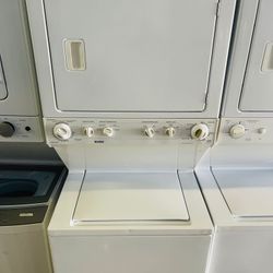 stacked washer and dryer