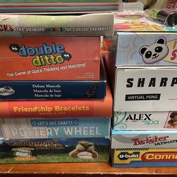 New games and crafts lot