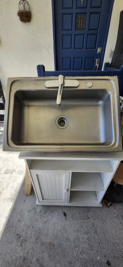 Stainless Steel Sink With Faucet