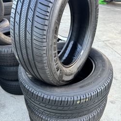235/65R18 Michelin Premier LTX Set Of Used Tires Installed And Balanced