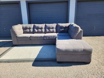 Grey Ashley's Furniture Sectional Couch