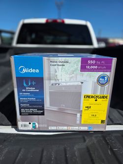Midea 12,000 BTU U+ Smart Inverter Window AC Cools up to 550 sq. ft. w/ Remote, Wi-Fi, Air Conditioner
