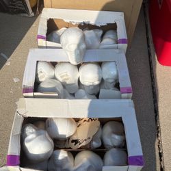 Halloween Foam Sculls