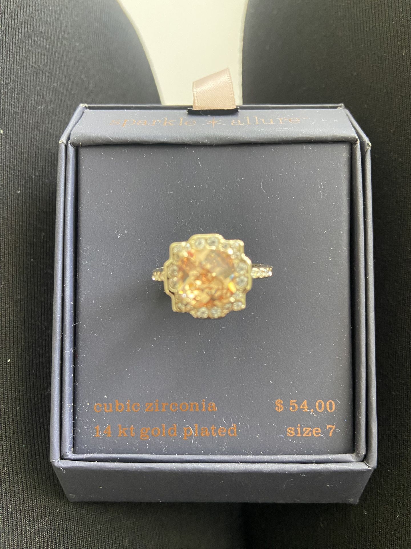 Sparkle Allure 14kt Gold Plated Ring