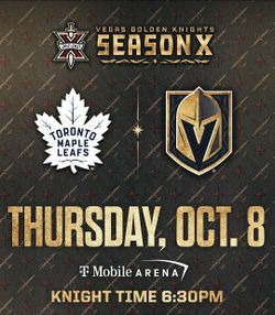 Vegas Golden Knights Vs Toronto Maple Leafs