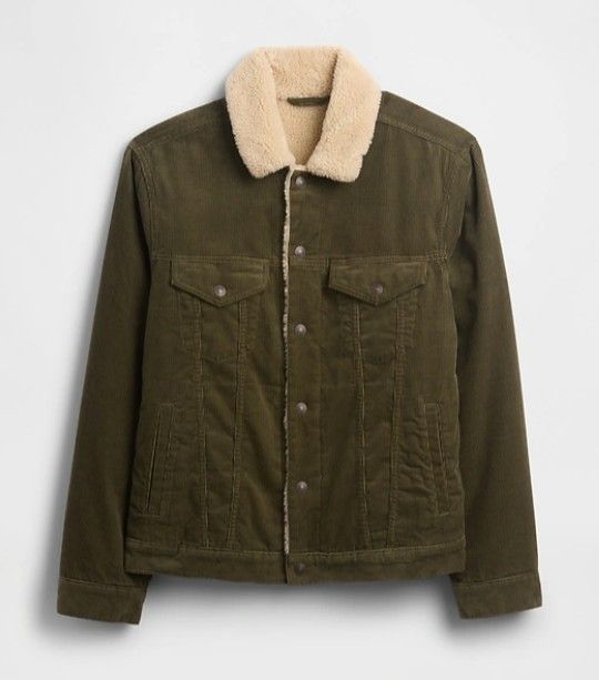 Old Navy Sherpa-Lined Icon Corduroy Jacket
.Size XXXL