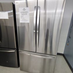 $1289 LG 27 Cu Ft SMART Counter Depth MAX French Door Refrigerator, Financing Available
