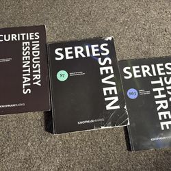 Series 7, 63, SIE - textbooks 