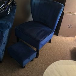 Chair And Foot Stool 