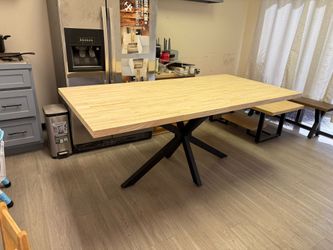 Beautiful Butcherblock Dinner Tables!