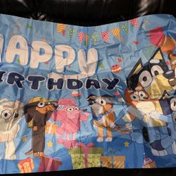 Bluey Birthday Banner