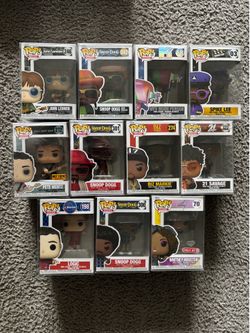 Hip-Hop & Rock Music Icons Funko Pop Lot (11 Pops)