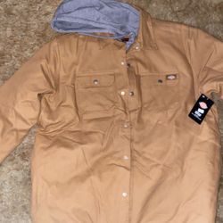 Dickies Hooded Duck Shirt Jacket 