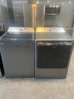 Electric Washer & Dryer Set – Top Load
