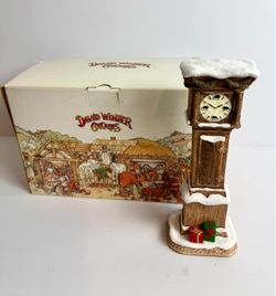 David Winter “Winter Time” D1173 Rare Piece,New, COA, OrigBox