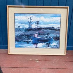 The Blue Boat Painting By Winslow Homer 1892