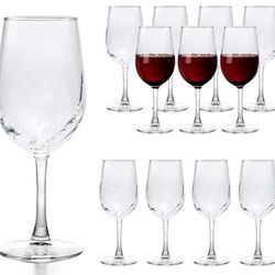 
Wine Glasses,11oz Crystal Wine Glasses,for Red or White Wine, High-end Banquet, Party, Bar, Wedding, Gift (12 pcs)