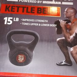 New Iron Sport Kettle Bell 15 Lb