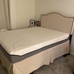 Queen Mattress Bedroom Set With Box Spring, Bed Frame And Headboard 