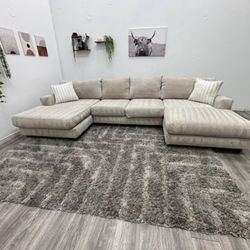 Gray Sectional Couch - Free Delivery 