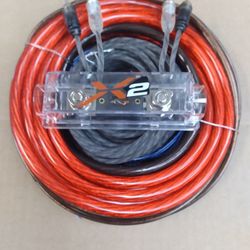 SCOSCHE 4 GAUGE OFC OXYGEN FREE COPPER 1200W CAR AMPLIFIER INSTALL KIT 