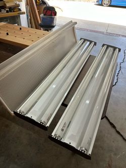 Dual tube fluorescent lights