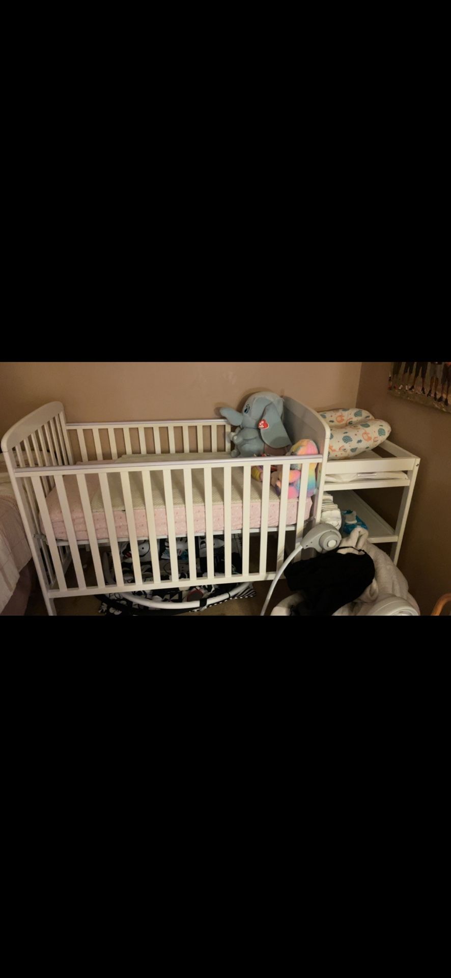 Crib With Changing Table