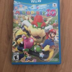 Wii U Mario party 10 Tested Works Good