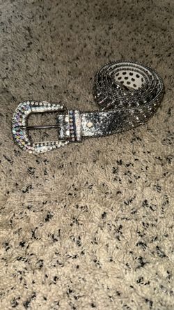 Silver Rhinestone Belt
