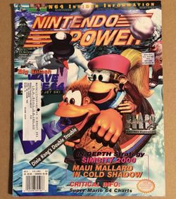 Nintendo Power Magazine #90 Diddy Kong's Double Trouble Nov 94 Wave Race Poster