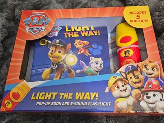 PAW Patrol Light The Way! Pop-Up Book & Flashlight